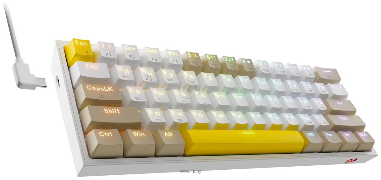 Фотографии Redragon Fizz Pro white/бежевый