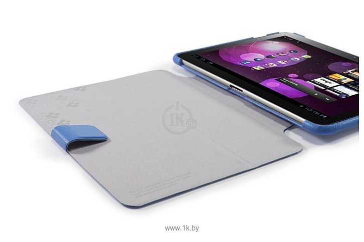 Фотографии SGP Samsung Galaxy Tab 10.1 Stehen Tender Blue (SGP08076)