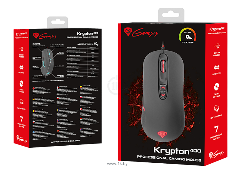 Фотографии Genesis Krypton 400 black USB