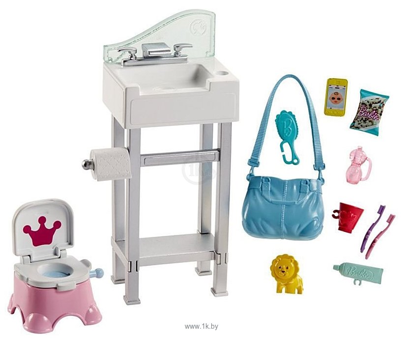 Фотографии Barbie Skipper Babysitters Inc. Doll and Playset FJB01