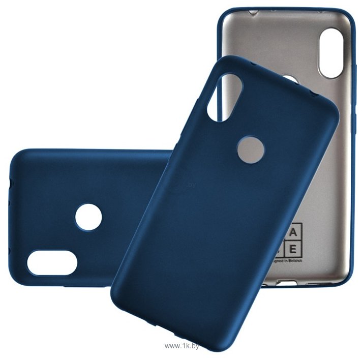 Фотографии Case Deep Matte для Xiaomi Note Redmi 6 Pro (синий)