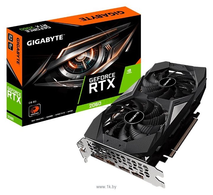 Фотографии GIGABYTE GeForce RTX 2060 D6 6144MB (GV-N2060D6-6GD)