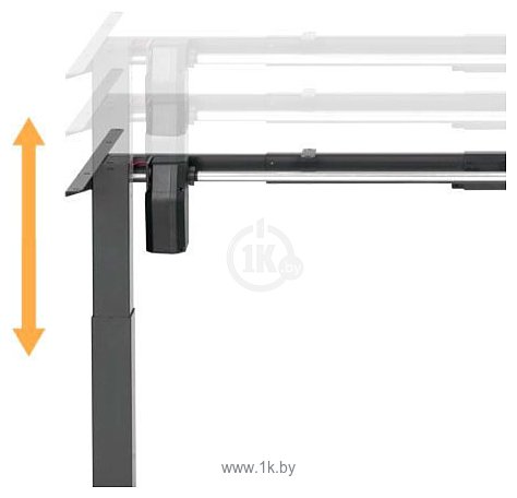 Фотографии ErgoSmart Electric Desk Compact (альпийский белый/черный)