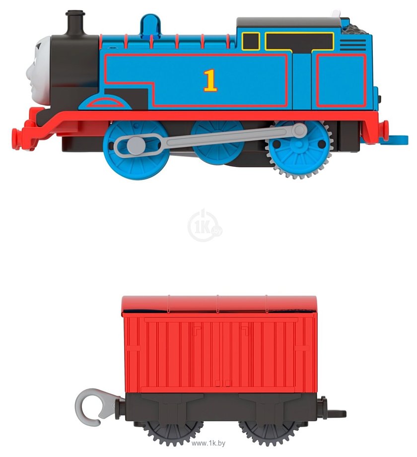 Фотографии Thomas and Friends Поездной состав моторизованный Главные герои мультфильмов металлизированные Праздничный Томас GLJ24