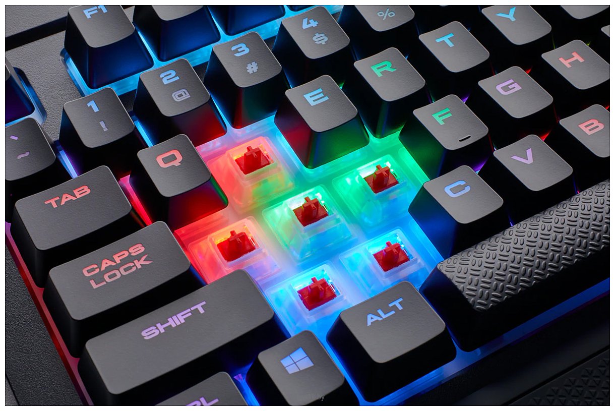 Фотографии Corsair K68 RGB Cherry MX Blue (без кириллицы)