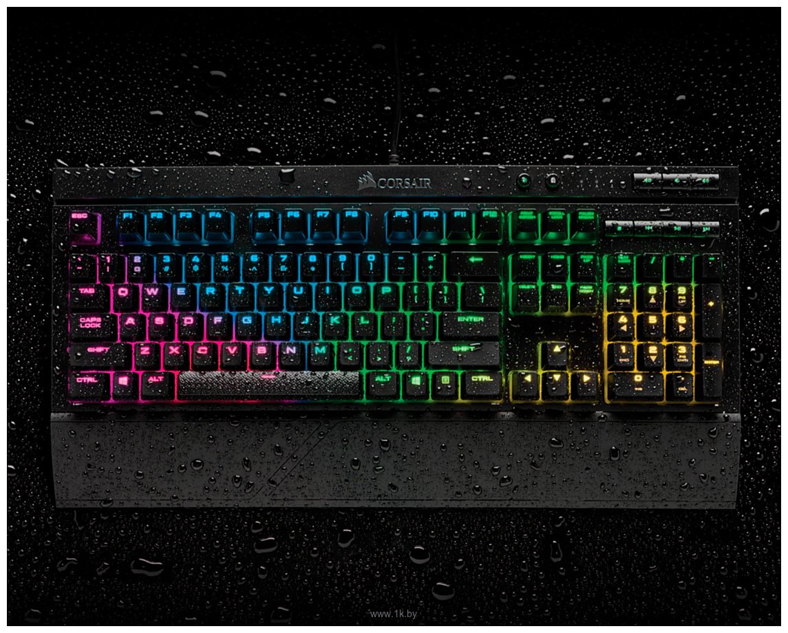 Фотографии Corsair K68 RGB Cherry MX Blue (без кириллицы)