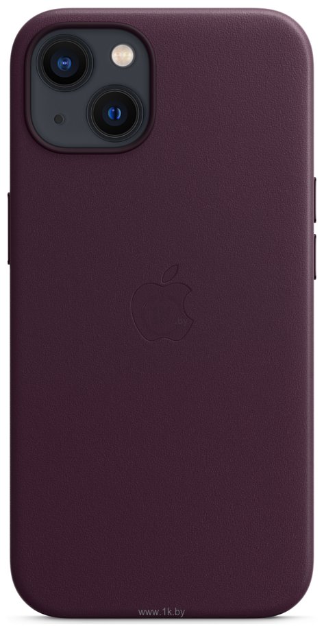 Фотографии Apple MagSafe Leather Case для iPhone 13 (темная вишня)