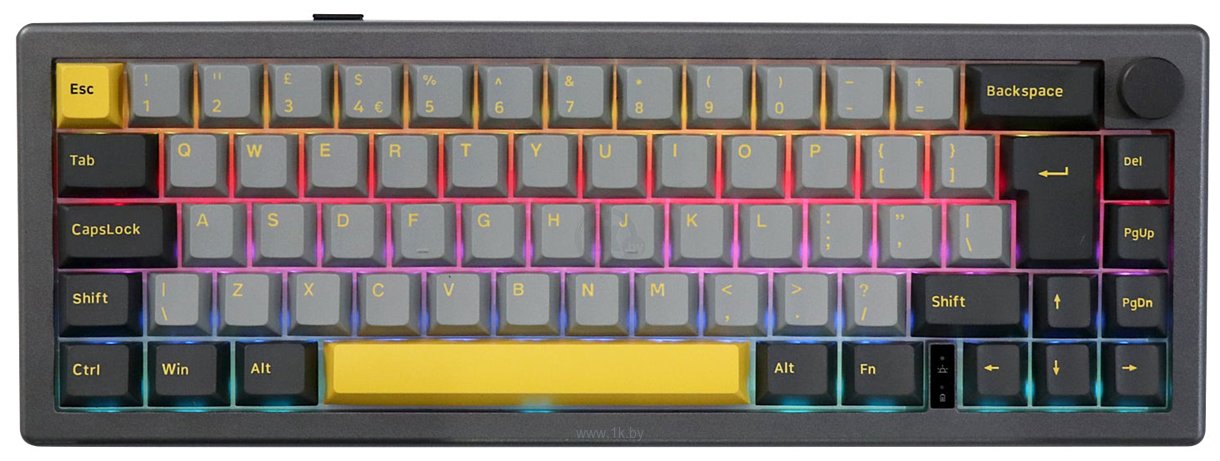 Фотографии Epomaker EK68 Yellow/black/Gray/White