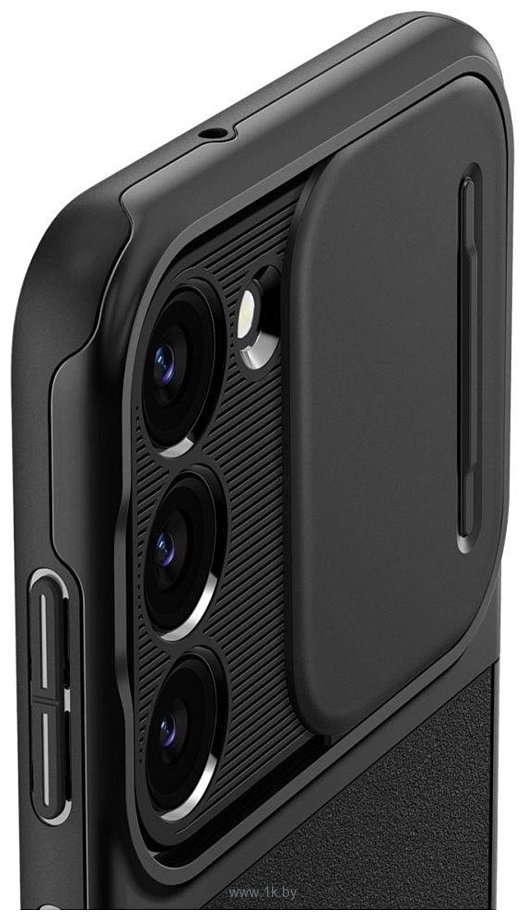 Фотографии Spigen Optik Armor для Galaxy S23 ACS05733 (черный)