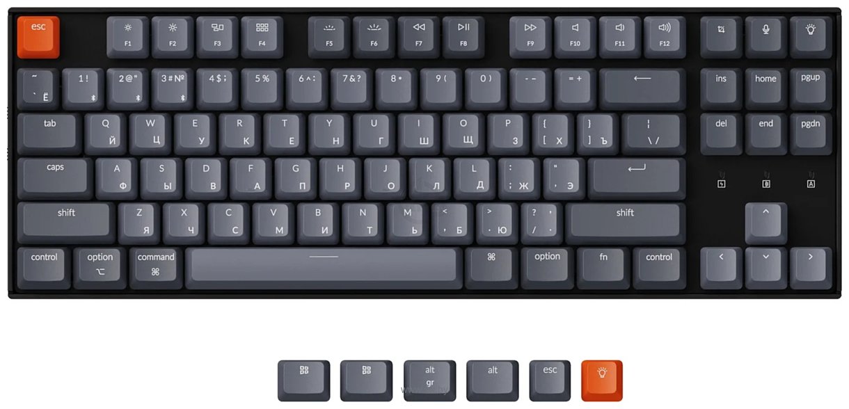 Фотографии Keychron K8-H1 RGB K8-H1-RU Gateron G Pro Red