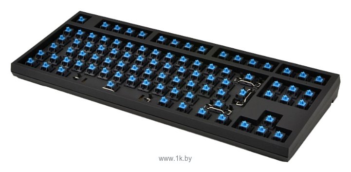 Фотографии WASD Keyboards V2 88-Key ISO Barebones Mechanical Keyboard Cherry MX Blue black USB