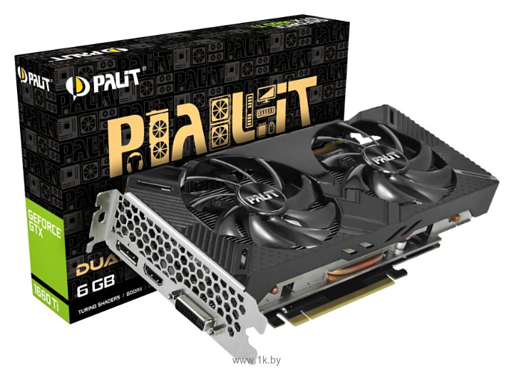 Фотографии Palit GeForce GTX 1660 Ti Dual (NE6166T018J9-1160A)