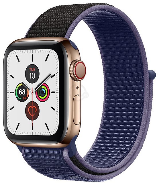 Фотографии Apple Watch Series 5 40mm GPS + Cellular Stainless Steel Case with Sport Loop