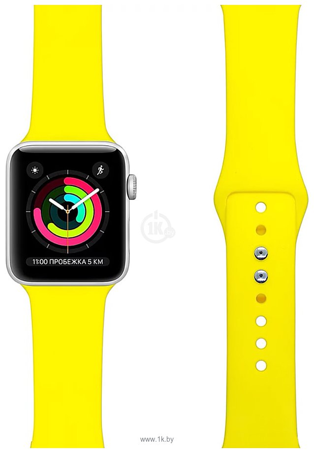 Фотографии Lyambda Altair для Apple Watch 38-40 мм (S/M и M/L, желтый)