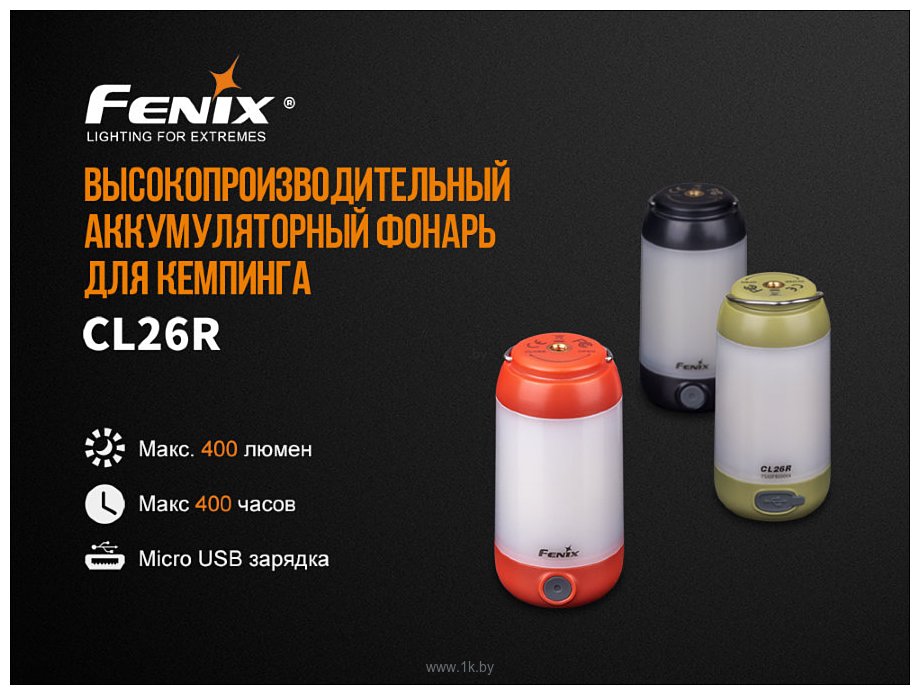 Фотографии Fenix CL26R (зеленый)