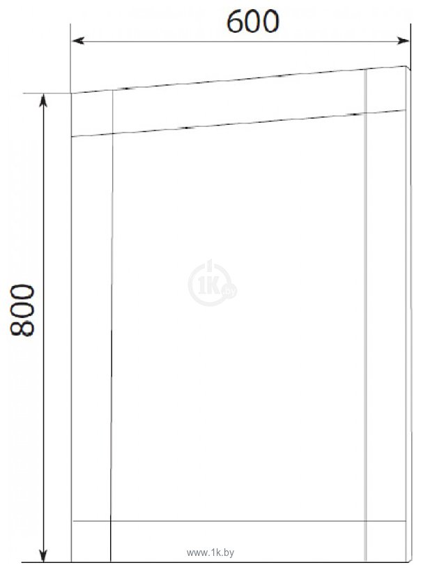 Фотографии MarkaOne  Glass 60x80 У73241 (черный)