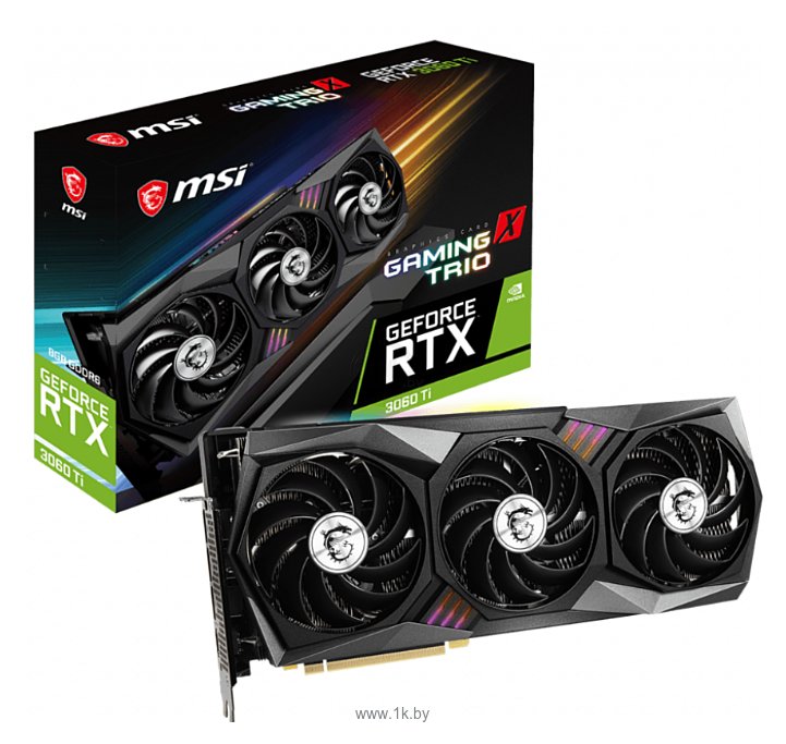 Фотографии MSI GeForce RTX 3060 Ti GAMING X TRIO 8GB