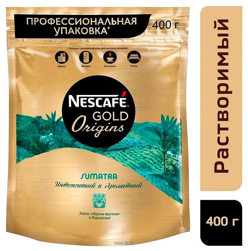 Фотографии Nescafe Gold Sumatra растворимый 400 г