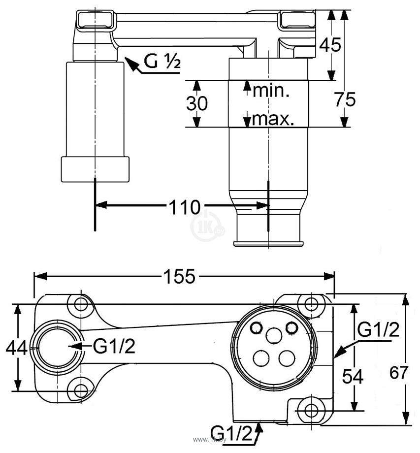 Фотографии Kludi Для настенного смесителя 38243 Фотографии Kludi Для настенного смесителя 38243