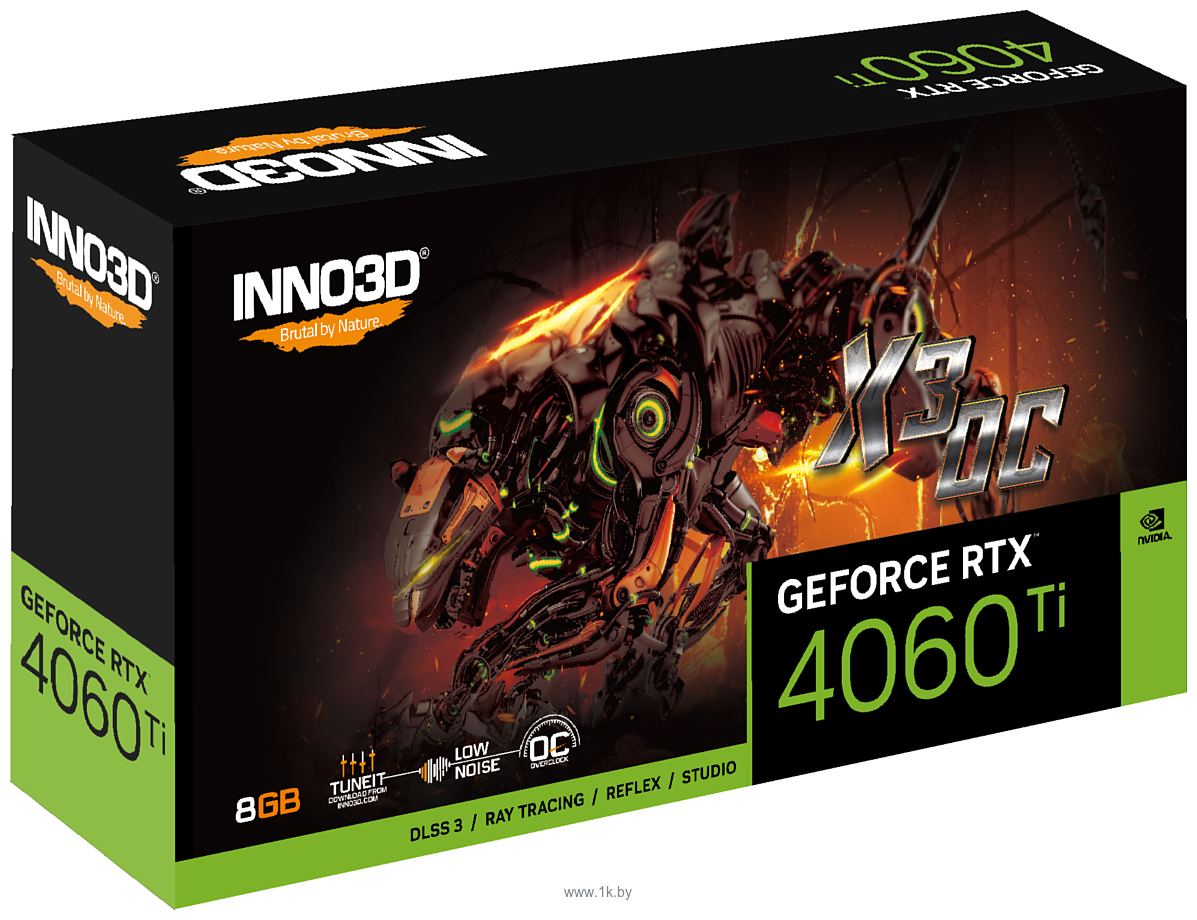 Фотографии Inno3D GeForce RTX 4060 Ti 8GB X3 OC (N406T3-08D6X-171153L)