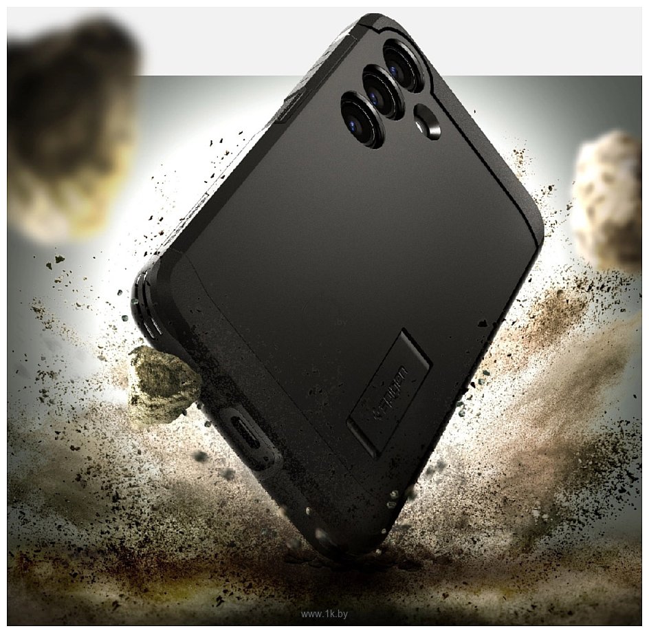 Фотографии Spigen Tough Armor для Galaxy S24 ACS07355 (черный)