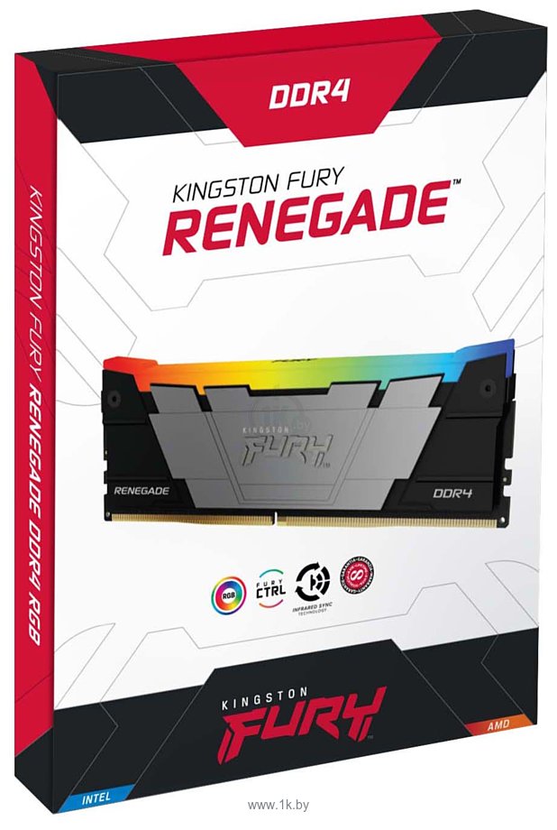 Фотографии Kingston FURY Renegade RGB KF432C16RB2AK8/256