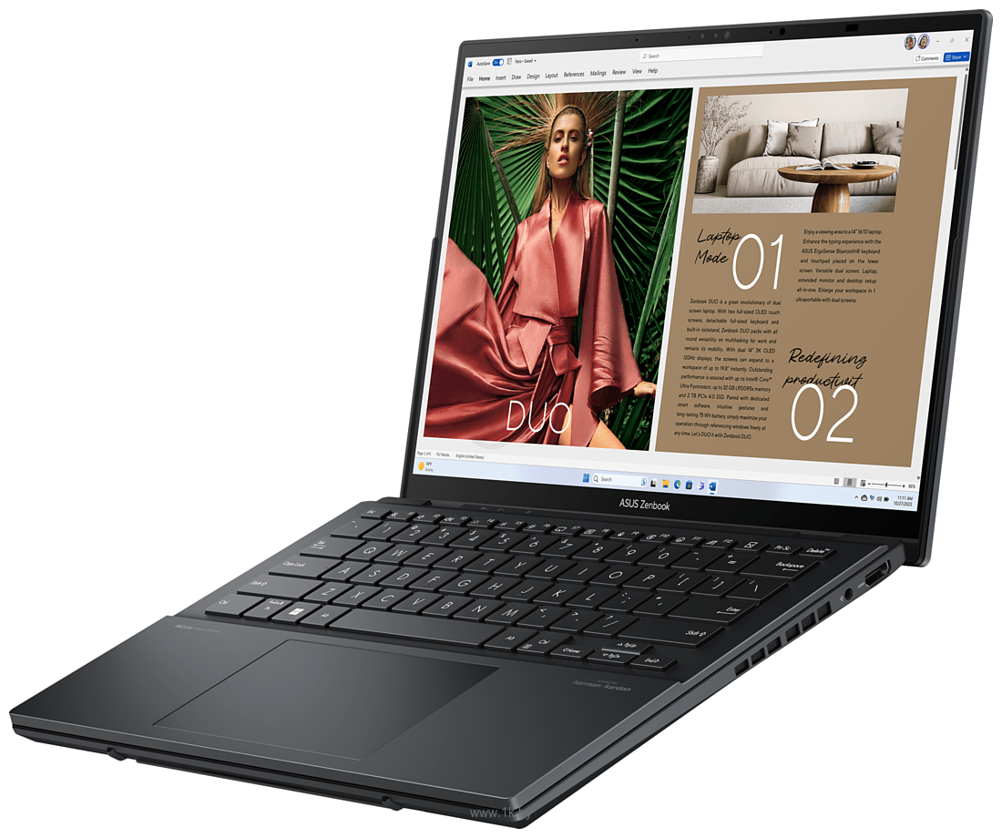 Фотографии ASUS Zenbook Pro 14 Duo OLED UX8406MA-QL099W