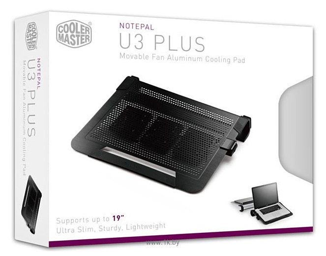 Фотографии Cooler Master NotePal U3 Plus Black (R9-NBC-U3PK-GP)