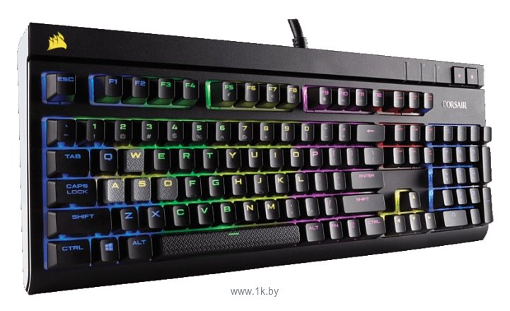 Фотографии Corsair STRAFE RGB Cherry MX Brown black USB