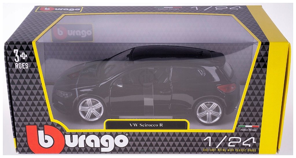 Фотографии Bburago Volkswagen Scirocco R 18-21060 (черный)