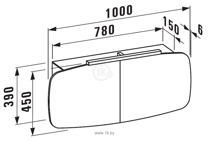 Фотографии Laufen -шкафчик MIMO 100x45 4445510555301