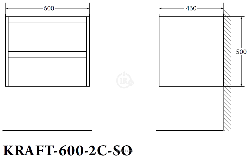 Фотографии BelBagno Kraft-600-2C-SO-BO (bianco opaco)