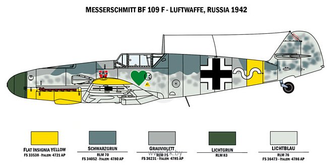 Фотографии Italeri 35101 War Thunder Bf 109 F-4 & Fw 190 D-9
