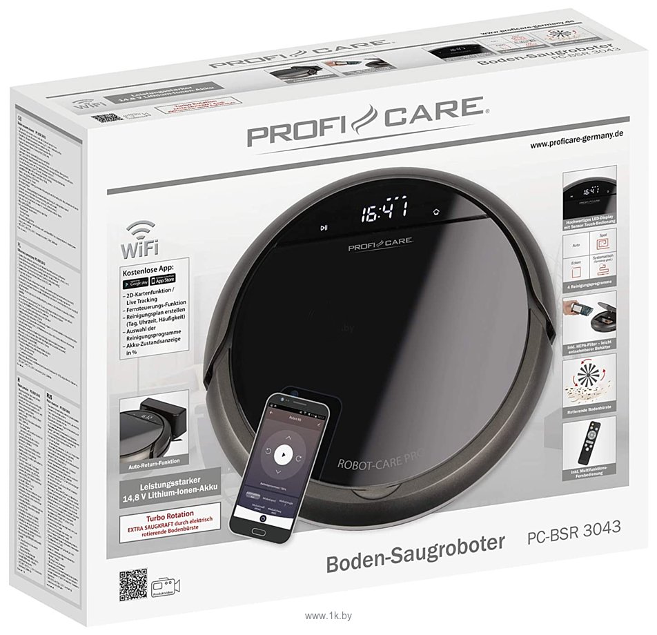 Фотографии ProfiCare Robot vacuum cleaner PC-BSR 3043