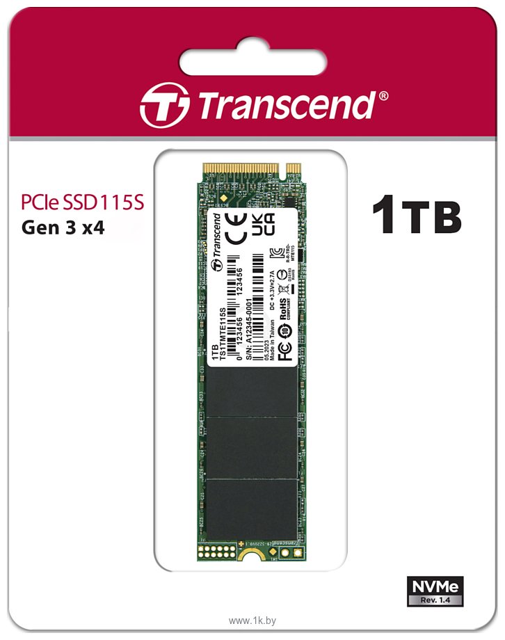 Фотографии Transcend 115S 1TB TS1TMTE115S