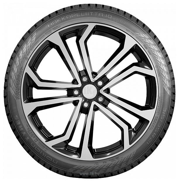 Фотографии Nokian Tyres Hakkapeliitta 10 SUV 315/35 R22 111T (шипы)