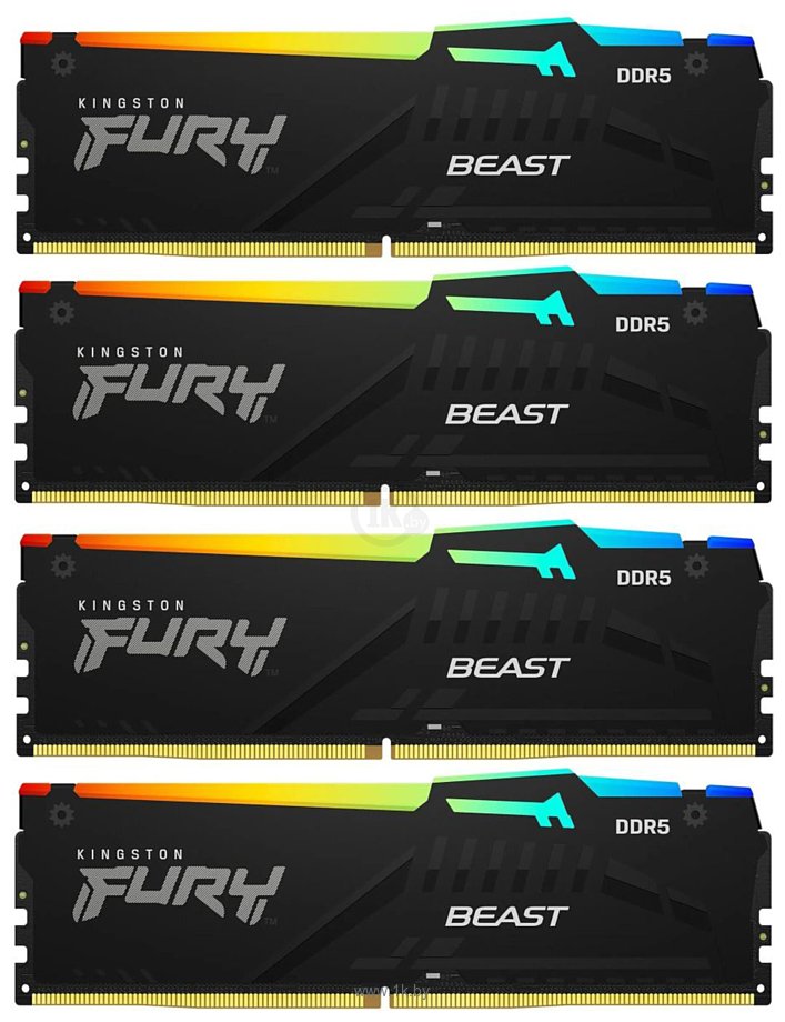 Фотографии Kingston FURY Beast RGB KF552C40BBAK4-64