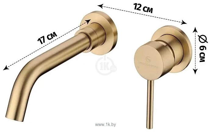Фотографии Grocenberg GB511 (золото матовый)