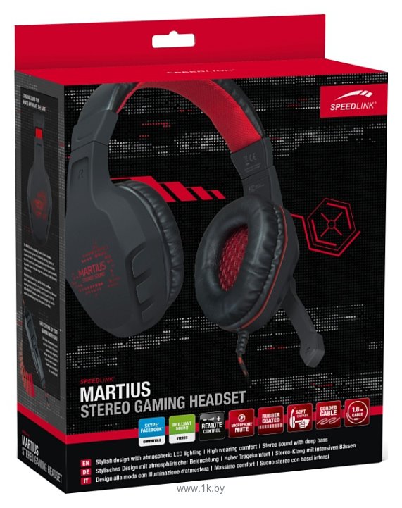 Фотографии SPEEDLINK SL-860001 MARTIUS Stereo Gaming Headset