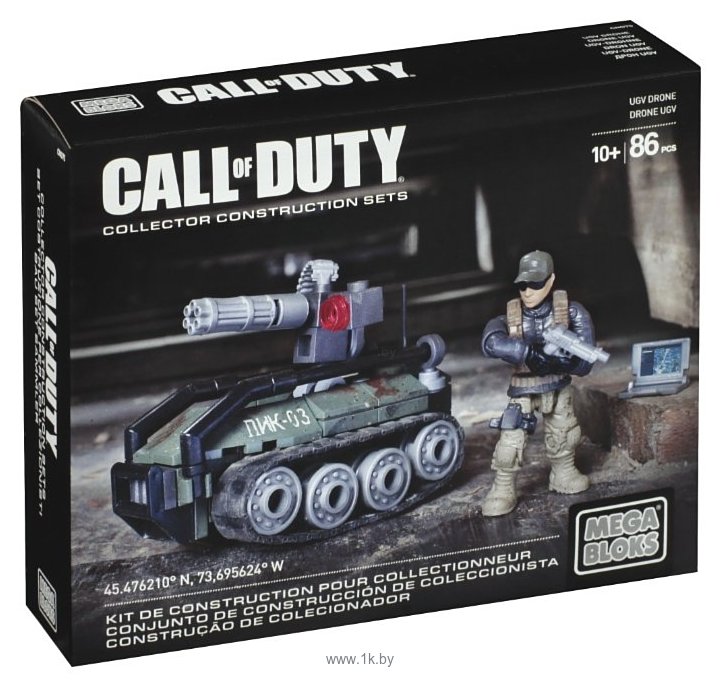 Фотографии Mega Bloks Call of Duty CNG75 Беспилотный наземный аппарат Дрон