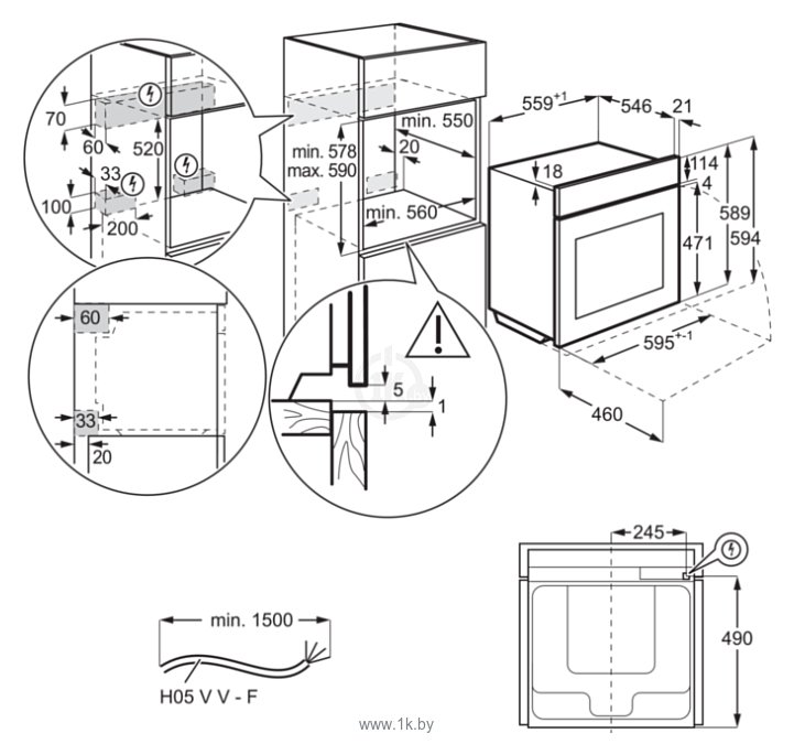 Фотографии Electrolux OKA9S31CX