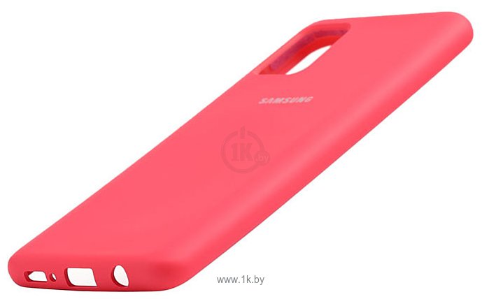 Фотографии EXPERTS Original Tpu для Samsung Galaxy A41 с LOGO (неоново-розовый)