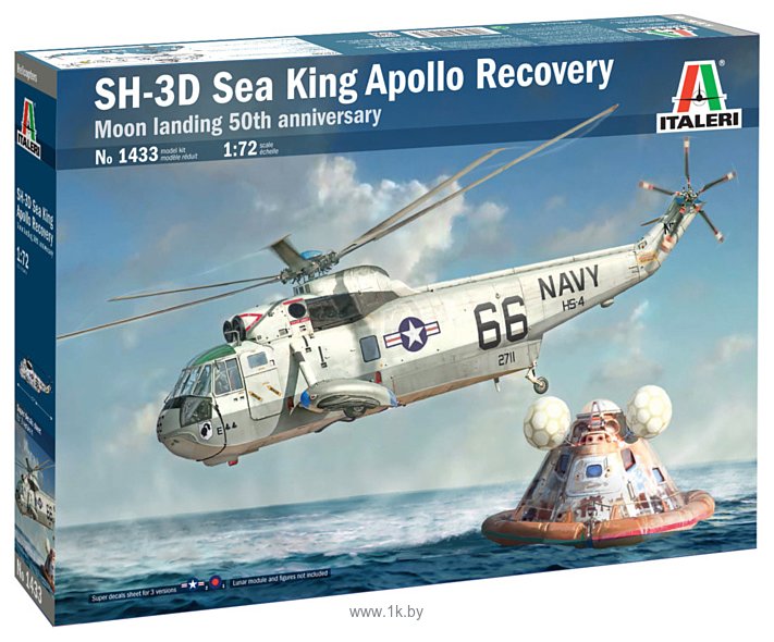 Фотографии Italeri 1433 Sh-3D Sea King Apollo Recovery