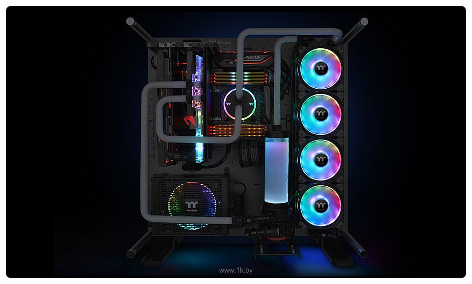 Фотографии Thermaltake Riing Duo 14 RGB TT Premium Edition CL-F078-PL14SW-A