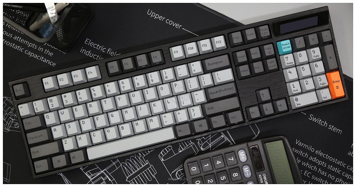 Фотографии Varmilo VA104C Calculator Cherry MX Brown (без кириллицы)