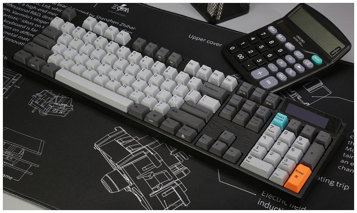 Фотографии Varmilo VA104C Calculator Cherry MX Brown (без кириллицы)