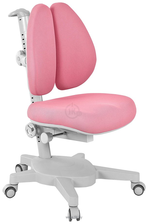 Фотографии Anatomica Study-120 Lux + надстройка + органайзер + ящик с розовым креслом Armata Duos (белый/розовый)