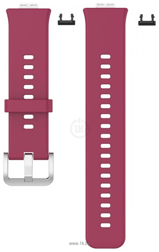 Фотографии Rumi силиконовый для Huawei Watch FIT, Watch FIT Elegant (бордовый)
