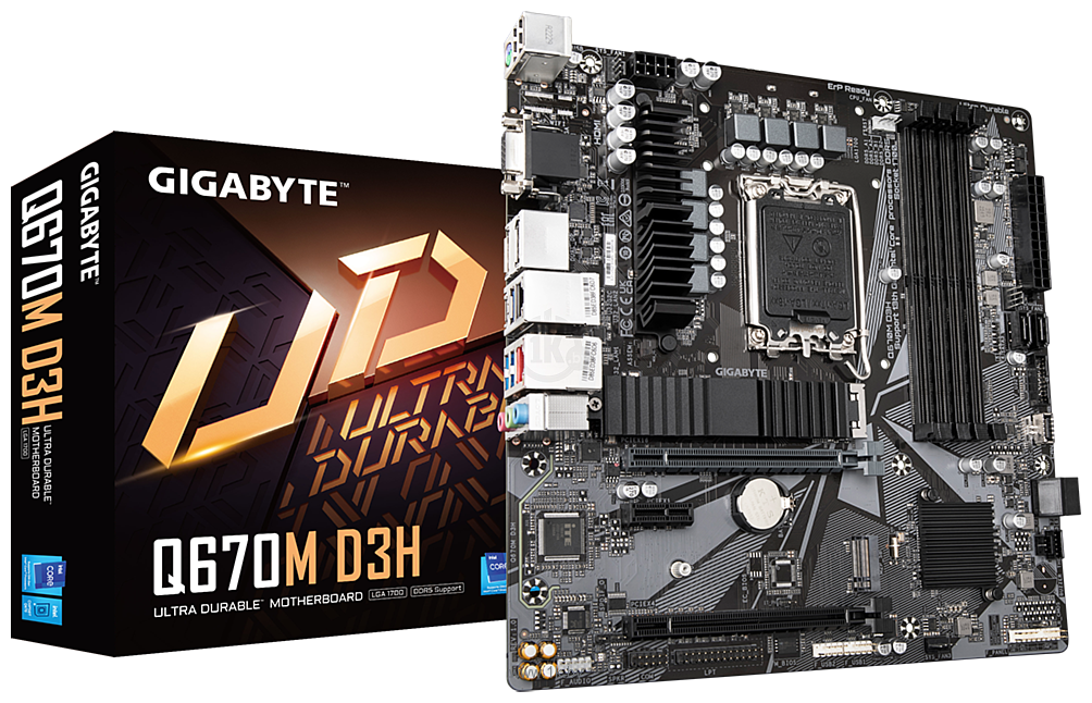 Фотографии Gigabyte Q670M D3H (rev. 1.0)