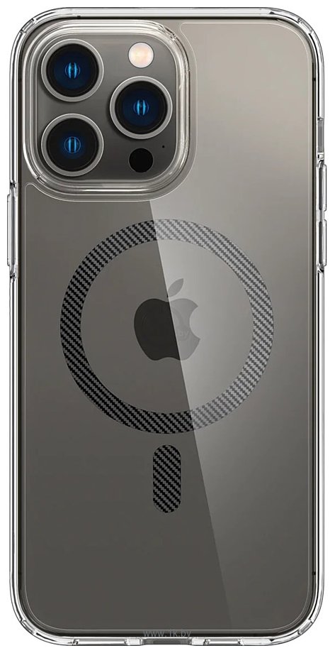 Фотографии Spigen Ultra Hybrid (MagFit) для iPhone 14 Pro ACS04971 (карбон)